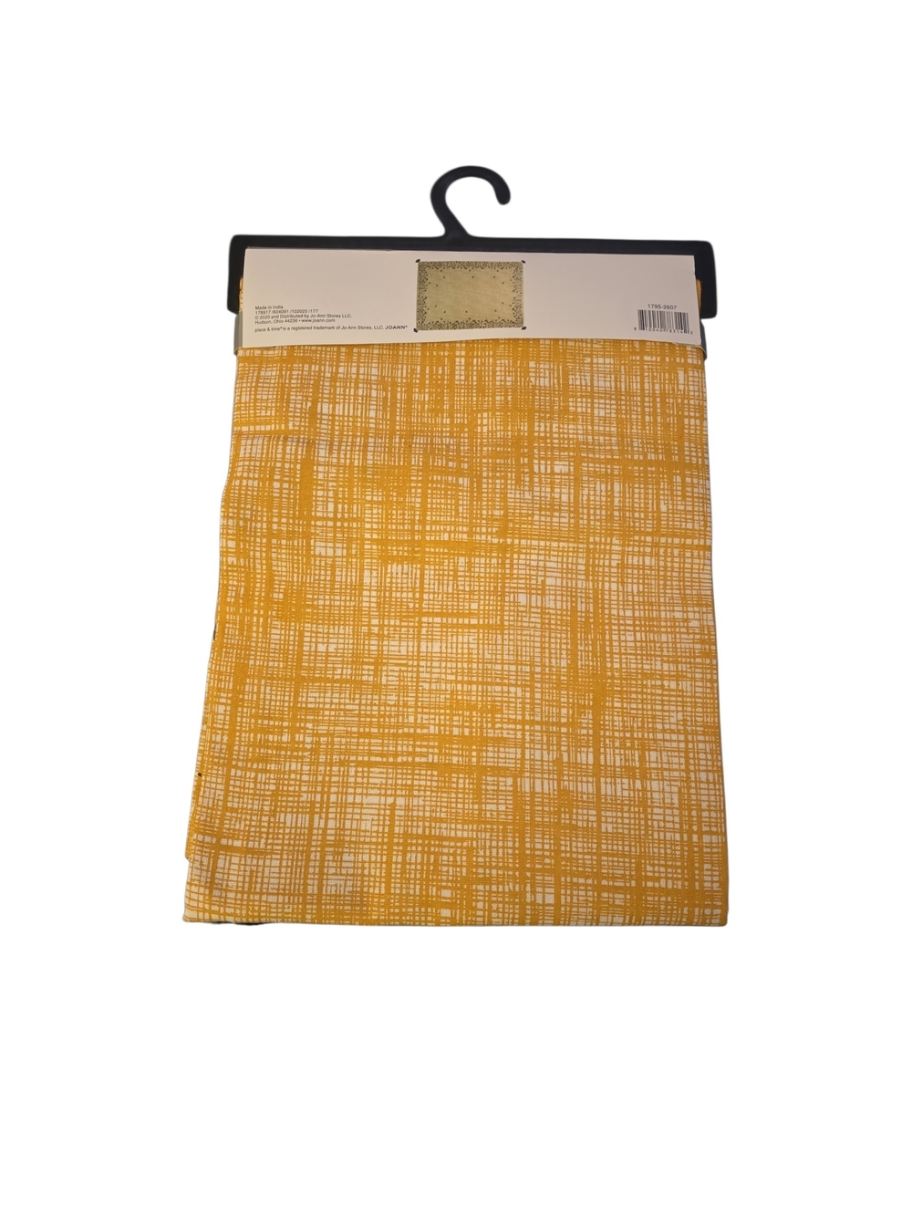 Place & Time JO-ANN's (Oblong) Tablecloth In Mustard Yellow Cotton Tablecloth - Picture 2 of 11